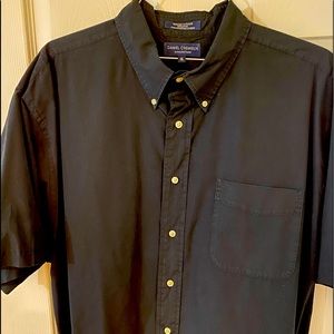 Men’s, 100% cotton, short sleeve dress shirt. XL